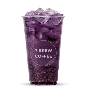 midnight fizzy soda with both black and blue rasp berries syrups