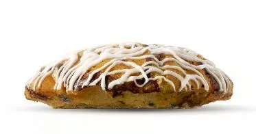 chocolate muffin with white sprinkles