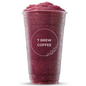 White Chocolate Blue Pom Smoothie with
 White Chocolate